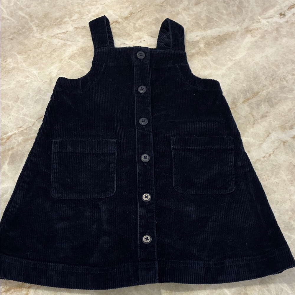 Crewcuts Navy Blue Corduroy Girls Jumper